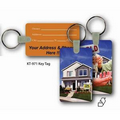 3D Lenticular Key Tag (Stock) Rectangular - 1 1/2"x2 1/2"